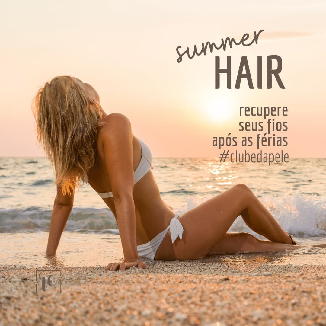 Cabelos: Mantenha seu hair hidratado no verão!